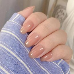 False Nails Nailover Simple Ice Transparent Light Colour Finger Patch Manicure Press-on