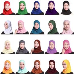 Scarves Mini Hijab Scarf Muslim Headscarf Islamic Neck Cover Under For Head Wear C Dropship