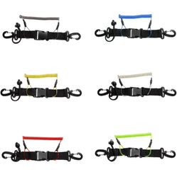 Pool Accessories Scuba Diving Lanyard Coil Springs Camera Spiral With Ring Dive Torch Underwater Housing5649569