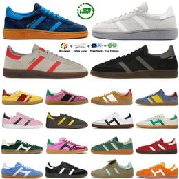 OG Designer Wales Bonner Vegan trainer casual shoes Nylon Brown Suede Vintage puff bold Pink Glow Pulse Mint Pink Core Black White Solar Men Women Sports Sneakers