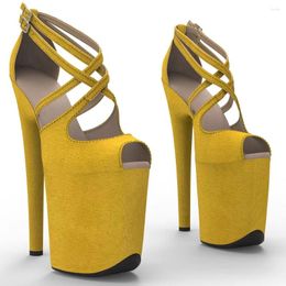 Dance Shoes Model Shows Wome Fashion 20CM/8inches PU Upper Platform Sexy High Heels Sandals Pole 334
