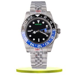 designer watches Mens Classic Watches 40mm Dial Automatic Watch With Box Model Mechanical Watch Round Rubber Strap WristWatch Luxury Sapphire Watches Christmas