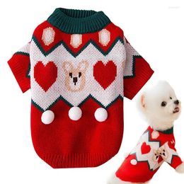 Dog Apparel Christmas Winter Clothes Soft And Breathable Puppy Cat Jumpers Outfits Pet Sweaters Are Perfect For Small Dogs