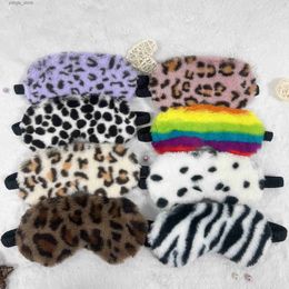 Sleep Masks Home>Tags>Portable Plush Sleep Eye Mask>Colored Leopard Pattern Eye Mask Y240401