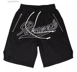 2024 Designer men Womens RH limited shorts summer swim short knee length hip hop high street sports training beach pants mens elastic waist