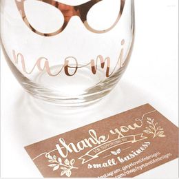 Window Stickers Width: 152cm Rose Gold Craft Letter CAR Cup Wall Feature Design Self 10cm/20cm/30cm/50cm