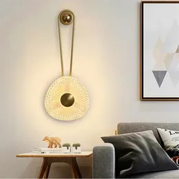 Wall Lamp Nordic LED Atmosphere For Restaurant Bedroom Corridor Stairs Decoration Luxurious Sconce Lights