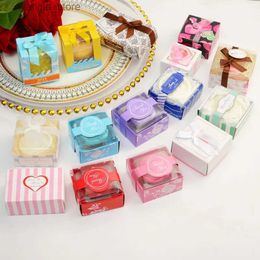 Handmade Soap 10PCS Mini Soap Box Opening Event Wedding Tie Hand Small Gift Y240401