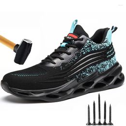 Boots Nice Safety Footwear Man Work Shoes Anti-Smashing Steel Toe Working Indestructible Men Sneakers