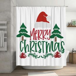 Shower Curtains Merry Christmas Molly Curtain 72x72in With Hooks Personalised Pattern Privacy Protection