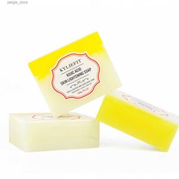 Handmade Soap KYLIEFIT Qu Acid Skin Whitening Soap suitable for black spots glowing skin cleansing the face and body and even skin tone facial care beauty Y240401