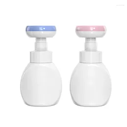 Liquid Soap Dispenser 300ml Flower Shape Refillable Foam Foaming Pump Empty Bottle Shower Pressing Type Head Bottling