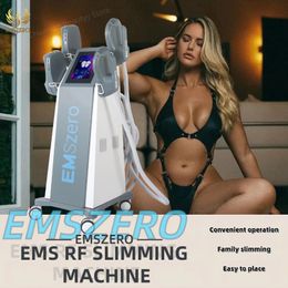 EMSZERO EmsSlim NEO Body Sculpt Muscle Newest Updates Machine RF 4 Handles Emslim Neo With Rf Fat Burning Machine