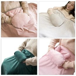 Blankets USB Electric Blanket Soft Thick Heater Bed Warmer Machine Washable Thermostat T21C