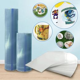 Window Stickers BHUNITY High Quality 0.31 50m 100ps A3 PET DTF Transfer AB Film For Printer
