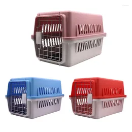 Cat Carriers Portable Air Transport Suitcase For Pet Cage Small Dog Accessories Supplies