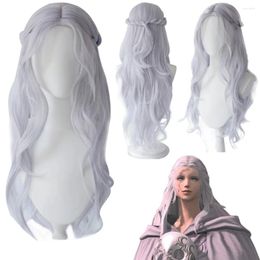 Party Supplies Venat Cosplay Fantasy Wigs Hairs Outfits Game Final Cos XIV Roleplay Sliver Long Costume Accessories Women Halloween