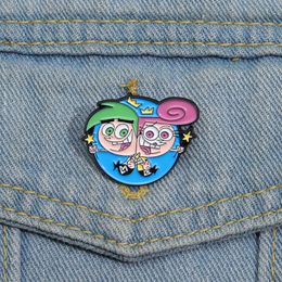 Comedy Animated Series Brooch Badge Funny Adventure Stories TV Show Enamel Pin Decoration Backpack Gifts For Kids Friend Jewelry