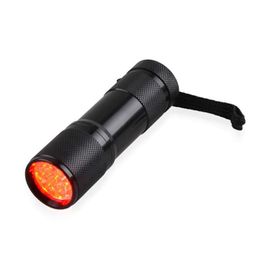 Flashlights Torches 100Pcs 625Nm 9Led Red Led Flashlight Pocket Mini Vein Viewer Torch For Reading Astronomy Star Maps Preserving Nigh Otxp8