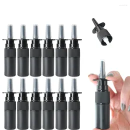 Storage Bottles 50/100pcs 5ml Empty Plastic Nasal Spray Pump Sprayer Mist Nose Bottle Portable Refillable Bottling Packaging