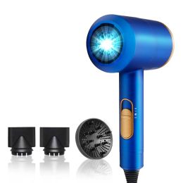 Dryers Hair Dryer Blue 2000w Professional High Power Styling Tools Solon Blow Dryer Hot and Cold Wind Hair Dryer Volumizer Hammer Dryer