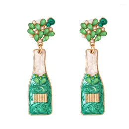 Dangle Earrings Crystal Water Bottle Fashion Accessories For Formal Occasions Women's Style 2024 Trendy Jewelry