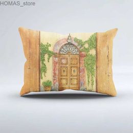 Pillow Case Vintage style case sofa cushion cover country style animal decoration case throw case customizable 30x50 40x60 Y240407JD7Y