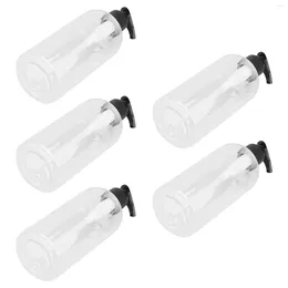 Storage Bottles 5pcs Empty Lotion Bottle With Pump Shampoo Dispenser Containers For Creams Shower Body Wash Foaming Hand Essential Oils