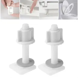 Toilet Seat Covers 2Pcs Plastic Hinge Repair Bolts Fitting Screws Washers Kit Lid Bathroom Accessories Home Improvement Fixture