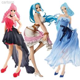 Anime Manga 22cm Japanese One Piece Nico Girl PVC Nami Nefeltari Vivi Action Figures Toys AdULt Collection Model Doll Gift 240401