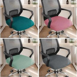 Chair Covers M/L Size Office Stretch Elasticity Cover Solid Colour Thickened Anti-Fouling Anti-slip Computer Gaming Seat Protector
