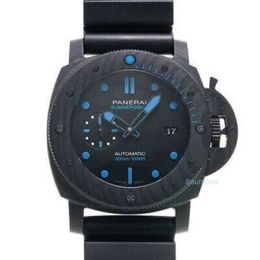 Men's Sports Watch Designer Luxury Watch Panerrais Fibre Automatic Mechanical Watch Navy Diving Series Hot Selling Goods Y6ni