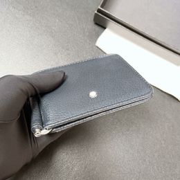 German style Men Wallet Credit Card Holder Dollar Coin Purse Designer purse Envelope Bag Leather Original Box Business Card Case