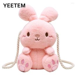 Shoulder Bags Plush Bag Cartoon Candy Colour Mini Wallet Girls Messenger Creative Lady Cute For Women