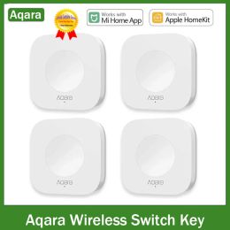 Control Aqara Sensor Smart Wireless Mini Switch Key Zigbee Connection Remote One Key Control Button Home Security Mihome Homekit