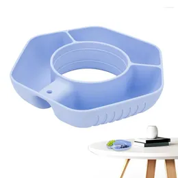 Plates Silicone Snack Ring Portable Bowls For French Fries Tumblers Potato Chips Tray Storage Containers