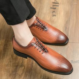 Casual Shoes 2024 Men Fashion Trends Business Dating Formal Party Social Office High Quality Oxford Comfort Versatile