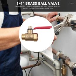 Storage Bags 8PCS 1/4 Inch Heavy Duty Brass Ball Valve Shut Off Switch Male And Female NPT Thread Pipe Fitting