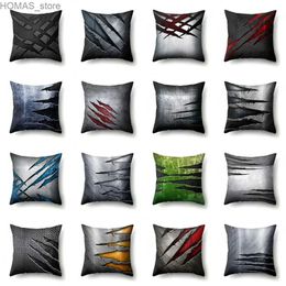Pillow Case Scratch case Creative Cover Home decor Living Room Soft Sofa Cushion Cover Bedroom throw s case 45x45 Y240407