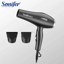 Hair Dryers Professional Hair Dryer For Household 2000W Electric Mute Hot/cold Strong Wind Fast Hair Dryer Portable Sonifer 240401