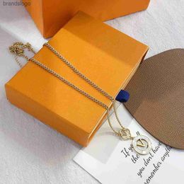 Necklace Designer For Women 2022 Fashionable 18K Gold Plated Stainless Steel Necklaces Choker Flower Letter Pendant Statement Fashion Womens Wedding Jewelry Acce