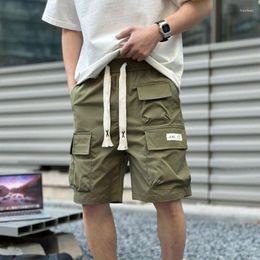 Men's Shorts 2024 Summer American Tooling Multi-pocket Quick-drying Breathable Straight Five-point Pants Streetwear