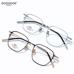 Sunglasses Frames Retro Men Women Glasses Frame Titanium Quality Eyeglasses Anti-Reflection Optics Myopia Blue Light Prescription Lens