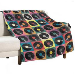 Blankets Discjockey Pattern | DJ Music Turntables Throw Blanket Fluffy Large Sofa Soft Bed