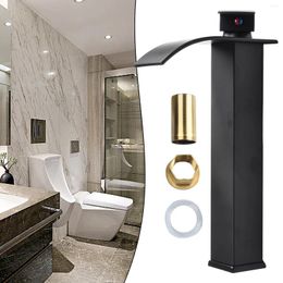 Bathroom Sink Faucets Black Copper Core And Cold Wash Basin Faucet Above Counter Kitchen Deck Mounted