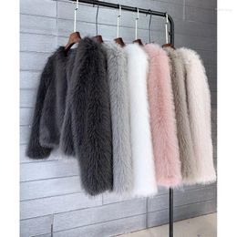 Women's Fur Women Coat Autumn With Limited Time Discounts Korean Short Outerwear Coats Wool Blends Fashion Furs Jacket