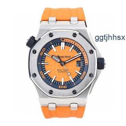 Male AP Wrist Watch Royal Oak Offshore Series 15710ST Automatic Mechanical Mens Watch Panel 42mm with Security Card