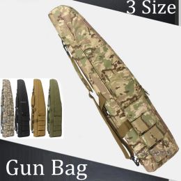 Bags 71cm, 95cm, 115cm Tactical Heavy Duty Gun Carrying Bag Airsoft Paintball Shoulder Rifle Case Hunting Shotgun bags
