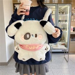 School Bags Women Plush Doll Backpack Cute Puppy Casual Bag Pastoral Dog Cartoon Funny Shoulder