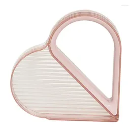 Hooks Hanger Storage Holder Space Saving Rack Heart Shaped Organiser For Kitchen Balcony Living Room Bathroom